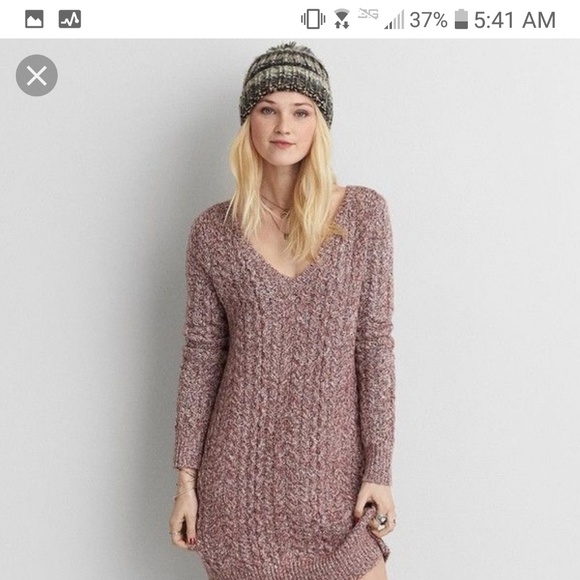 American Eagle Outfitters Dresses & Skirts - American Eagle AE mauve Sweater dress NWOT